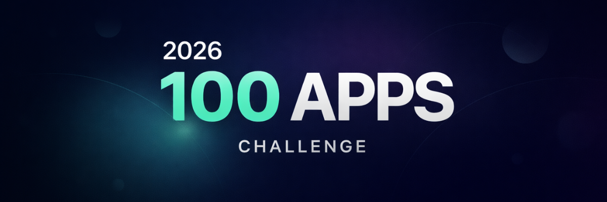 2026年 100アプリチャレンジ